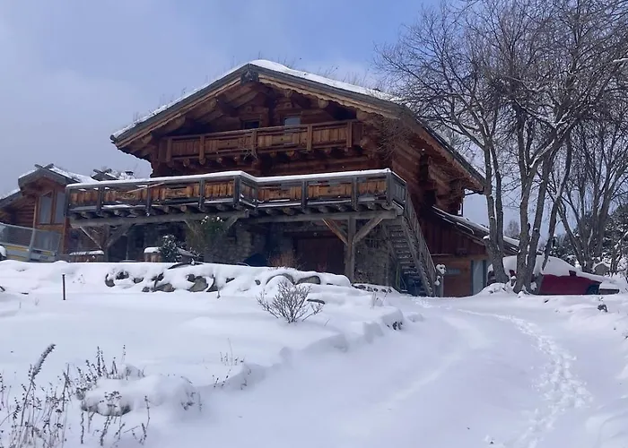 Magnifique Bois Pour 16 Personnes A 1600m Σαλέ La Cabanasse